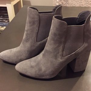 Cole Haan Booties - Grey Suede